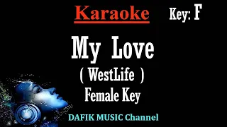 My Love (Karaoke) Westlife Woman/ Female key F Minus one/ No vocal  Low key