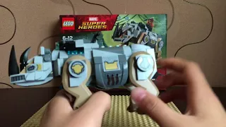 Обзор LEGO MARVEL Поединок с Носорогом 76099