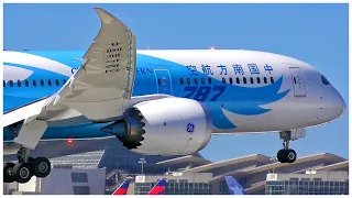 [4K] CHINA SOUTHERN AIRLINES BOEING 787-9 DREAMLINER LAX ARRIVAL - PLANE SPOTTING - JUNE 2019