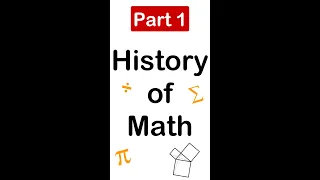 History of Math PART 1 #shorts