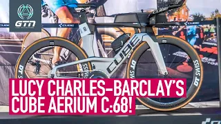 Lucy Charles-Barclay's Cube Aerium C:68! | The 70.3 World Champions Bike!