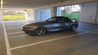 BMW Z4 E85 2.5i Acceleration 0-100 / 0-200 km/h  Sound