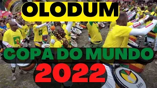 ⁴ᴷ⁶⁰ Walking Salvador Bahia Brazil 🇧🇷 | Olodum o Ritmo da Copa do Mundo (28 Novembro,2022) [4K]