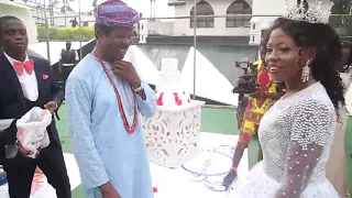 King Sunny Ade’s Daughter, Adetola dancing With Her Father on her wedding