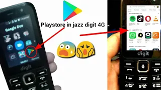 Jazz digit 4G playstore app download trick | playstore in jazz digit 4g