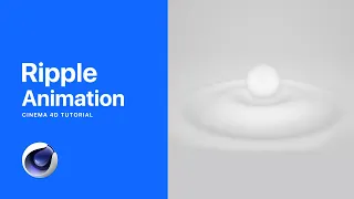 Create Ripple Animation | Cinema 4D Tutorial