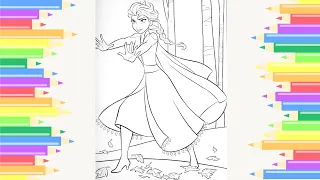 Elsa Colouring