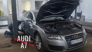 Автоподбор Киев. Осмотр Audi A7 на СТО перед покупкой