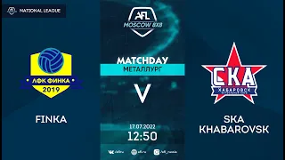 AFL22. Russia. National League . Day 8. Finka - SKA Khabarovsk