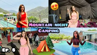 🏕️ Mountain Night Camping in Tent Rishikesh But iske baad nahi jayenge Bindass Kavya Family Vacation