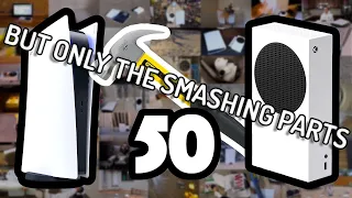 50 WAYS TO BREAK A PS5 & XBOX SERIES S BUT ITS ONLY THE SMASHING PARTS