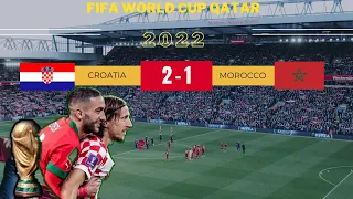 Modric and Hakimi go head-to-head | Morocco v Croatia highlights|FIFA World Cup Qatar2022/3rd place