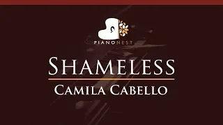 Camila Cabello - Shameless - HIGHER Key (Piano Karaoke / Sing Along)