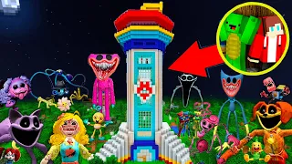 ALL SCARY MONSTERS FROM Poppy Playtime Chapter 3 vs Paw Patrol Security House JJ and Mikey Maizen