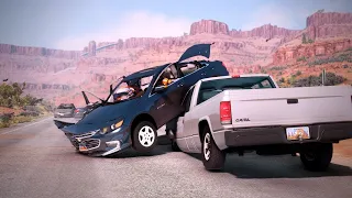 BeamNG Drive   Realistic Car Crashes #14