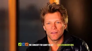 Jon Bon Jovi for Sandy  Relief: Watch 12-12-12 streaming on Facebook