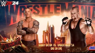 WWE 2K24 - Randy Orton vs Undertaker | Wrestlemania