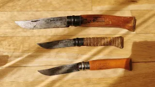 Old and rusty OPINEL knife restoration and custom (DIY)