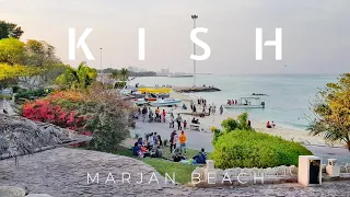 Marjan Beach KISH ISLAND Iran 2023 Walking Tour | KishWalk