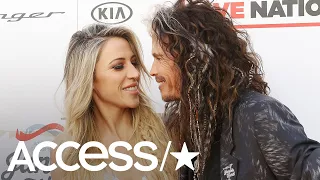 Steven Tyler Packs On The Red Carpet PDA With His 29-Year-Old Girlfriend | Access