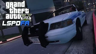 GTA5 (SP) LSPDFR Day-166 (Police Mod) (City Patrol) "Don't run with scissors!"