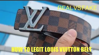 Louis Vuitton Belt Real vs Fake !!!