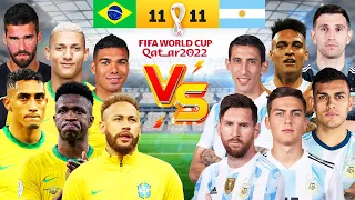 2023 Brazil 🆚 2023 Argentina (Neymar, Vinicius Jr., Messi, Dybala, Di Maria...)