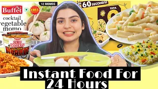 I Only Ate READY TO EAT Food for 24 Hours | Frozen Instant Food  | Yashita Rai
