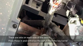 Transit Key Barrel Switch Repair