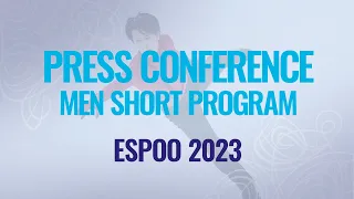 Press Conference: Men Short Program | Espoo 2023 | #EuroFigure