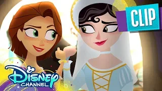 Cass and Rapunzel Become Friends | Rapunzel's Tangled Adventure | Disney Channel