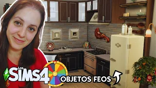 DECORO UN PISO EN LOS SIMS 4 CON OBJETOS FEOS | Reto de Reforma de pisos de San Myshuno 👷‍♀️ | Marta