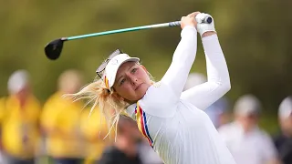 Team Europe's Emily Kristine Pedersen makes second hole-in-one in Solheim Cup history with incredibl