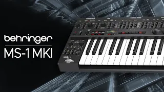 Behringer MS-1 MKI Demo  (no talking) feat. Empress Echosystem: Presets for Techno and Electronica