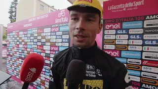 Primož Roglič - Interview at the start - Stage 15 - Giro d'Italia 2023