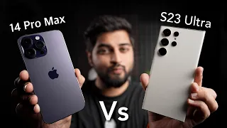 iPhone 14 Pro Max Vs S23 Ultra Full in Depth Comparison | What Should You Buy | Mohit Balani