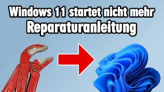 Windows 11 startet nicht - Windows reparieren - schwarzer Bildschirm - Automatische Reparatur