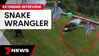 Meet the 12-year-old girl who took on a snake to save her guinea pig | 7 News Australia