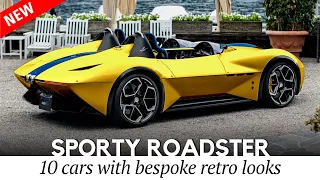 12 Sports Roadsters with the Finest Retro Car Designs of Today