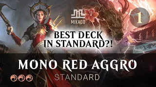 Best Deck in Standard?! — Mono Red Aggro | VOL 1 | Standard BO1 | Magic The Gathering Arena