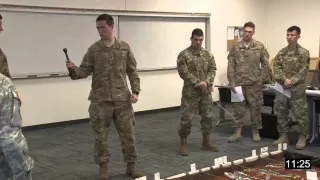 MCCC Students Conduct Company Combined Arms Rehearsal