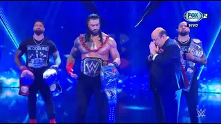 Entrada: Roman Reigns "El Jefe Tribal" Campeon Indiscutible - WWE SmackDown Español: 17/06/2022