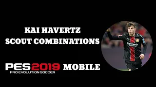 PES 2019 MOBILE | KAI HAVERTZ SCOUT COMBINATIONS | 2 SCOUTS ONLY