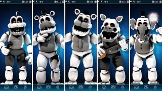 FNAF AR 4th Closet Stylized Mediocre Melody Animatronics Jumpscare & Workshop Animations