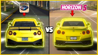 Nissan GT-R Top Speed Battle - Extreme Car Driving Simulator Vs Forza Horizon 5