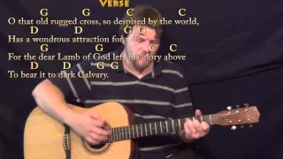 The Old Rugged Cross (Hymn) Strum Guitar Cover Lesson in G with Chords/Lyrics