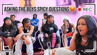 ASKING THE BOYS *SPICY* QUESTIONS GIRLS ARE AFRAID TO ASK