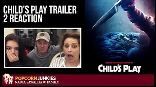 CHILD'S PLAY Trailer #2 - Nadia Sawalha & The Popcorn Junkies Family Reaction