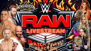 WWE Monday Night Raw |King Of The Ring Tournament| Livestream Watch Party Reactions 5/6/2024