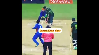 Zaman Khan super Six. Pak vs Afg